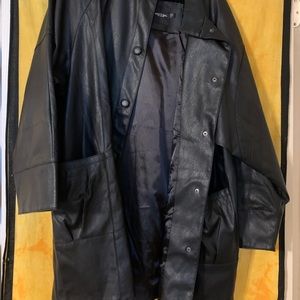 Like new faux leather jacket!